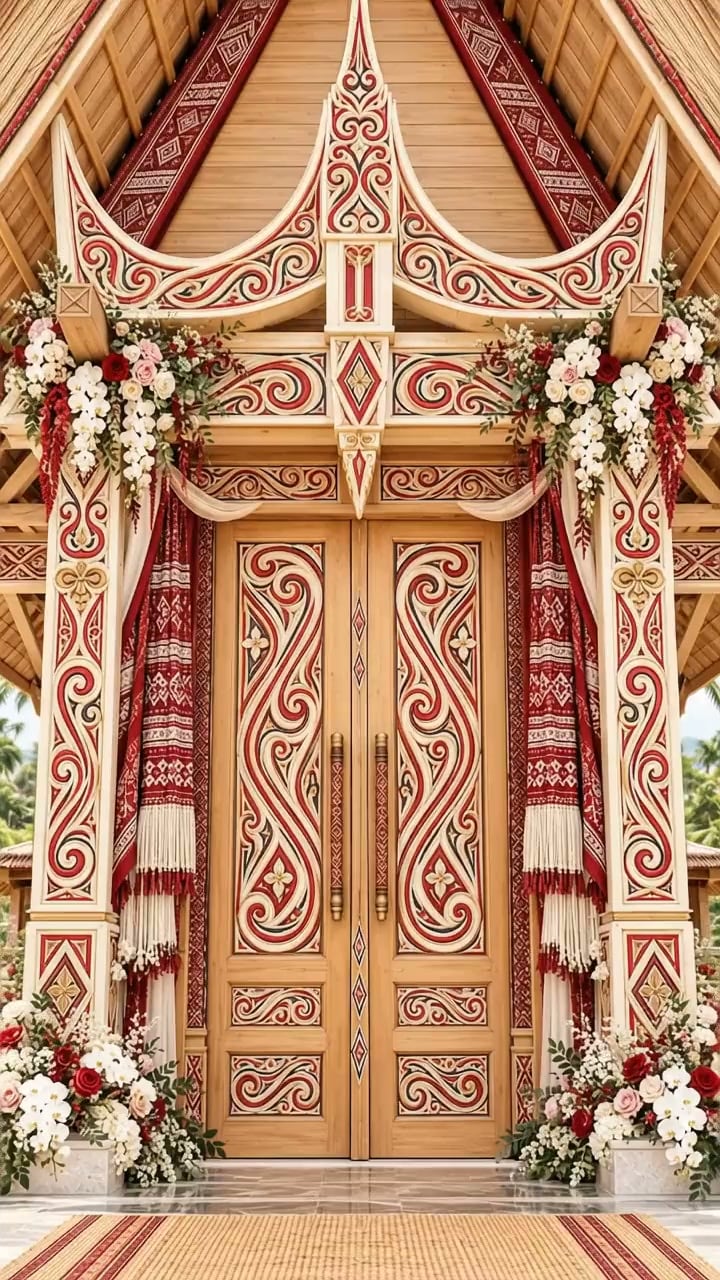 Contoh undangan pernikahan tema Batak