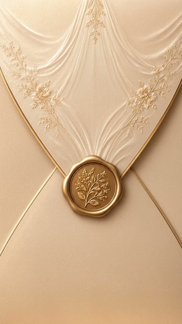 Contoh undangan pernikahan tema Glamour